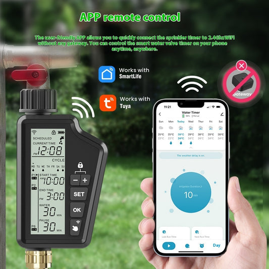 Graffiti Smart WiFi Garden Watering Device Garden Potted Plant