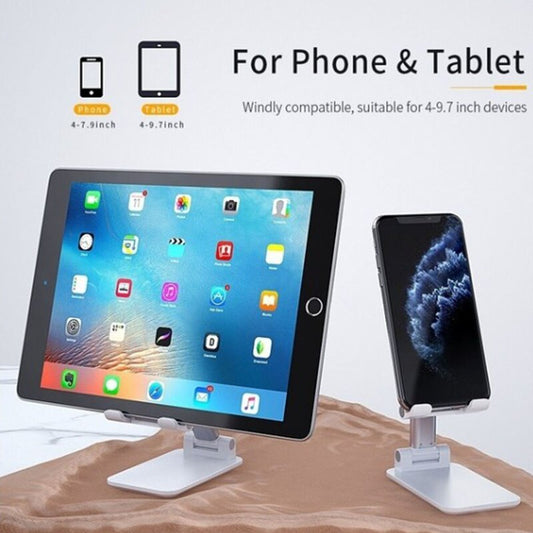 Metal Desktop Tablet Holder ,Table Cell Foldable Extend Support Desk Mobile Phone Holder Stand For iPhone iPad Adjustable