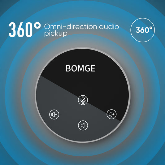 Desktop Conference Built-in Speaker Omnidirectional Condenser Microphone Suitable For PC Laptop