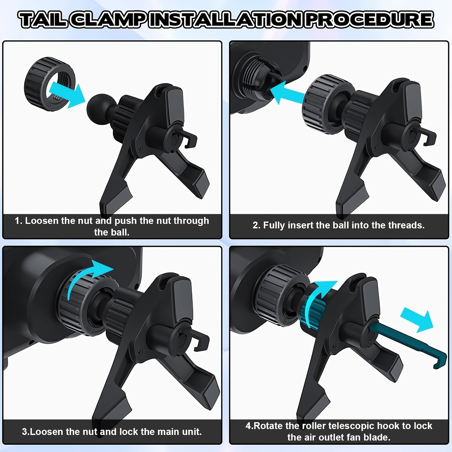 Car Universal Mobile Phone Holder 15W Wireless Fast Charging 2 In 1 Automatic Rotating Magnetic