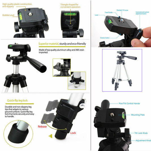 Professional Camera Tripod Stand Holder Mount For Cell Phone, Camera Tripod