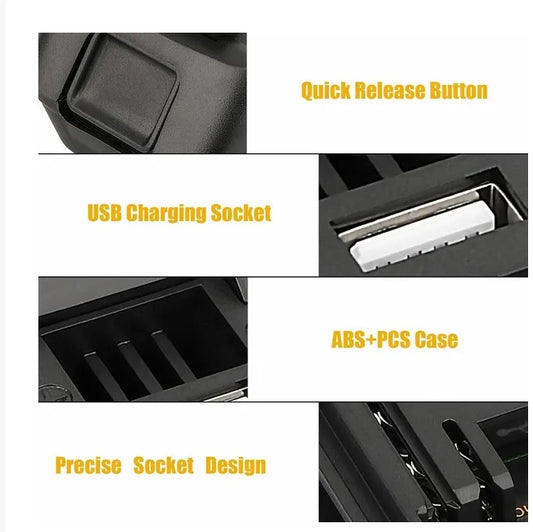 USB Battery Adapter Converter For 20V Milwaukee M18 Convert To 18V