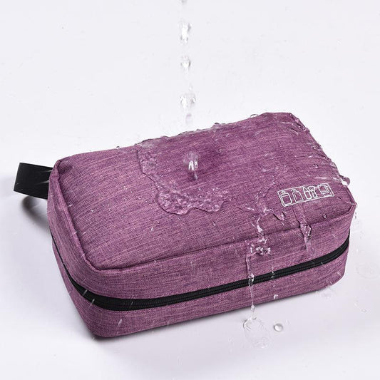 Unisex Travel Waterproof With Divider Handles For Toiletries, Makeup, Razor Bag And Toiletries Accessories Bag