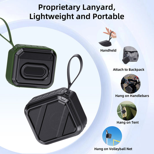 JYX L2 Portable Bluetooth Speaker & 12H Playtime & Bluetooth 5.3 & Loud Stereo Sound