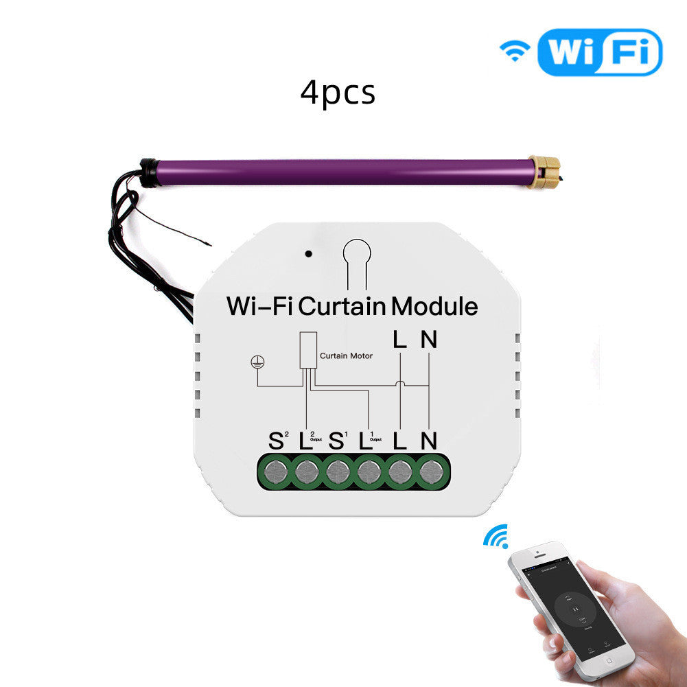 Remote Timing Control Of Smart Wifi Curtain On-off Device