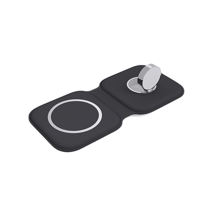 LFX-163 Three-in-one Two-item Foldable Wireless Charger Electrical Appliance Suitable For Mobile Phone Watch Wireless Charger