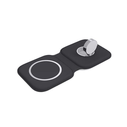 LFX-163 Three-in-one Two-item Foldable Wireless Charger Electrical Appliance Suitable For Mobile Phone Watch Wireless Charger