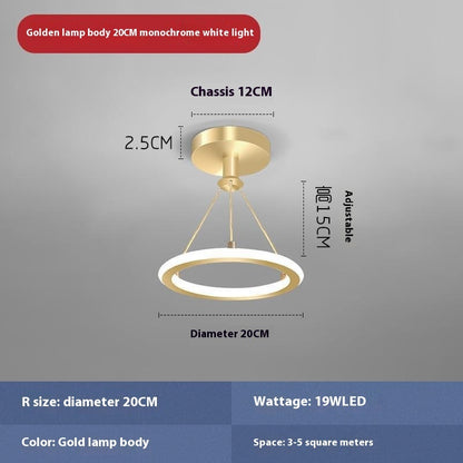 Led Balcony Light Ceiling Light Internet Celebrity Aisle Light Corridor