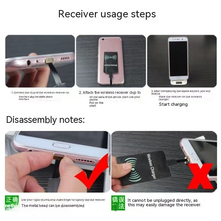 Wireless Charging Receiver Patch Suitable For Mobile Phone Receiving Induction Coil