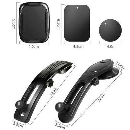 360 Rotatable Phone Mount Holder, Car Dashboard Gravity Adjustable GPS Stand Rotating, Car Phone Holder Universal Dashboard