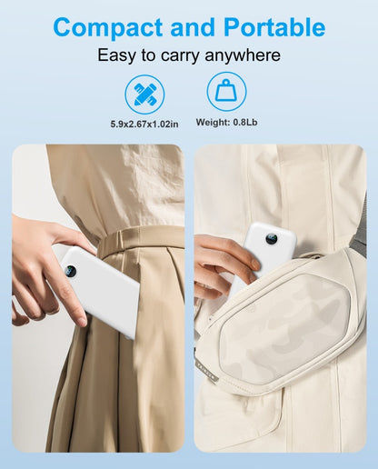 With AC Socket For Fast Charging, It Comes With A Dual-wire Digital Display Power Bank