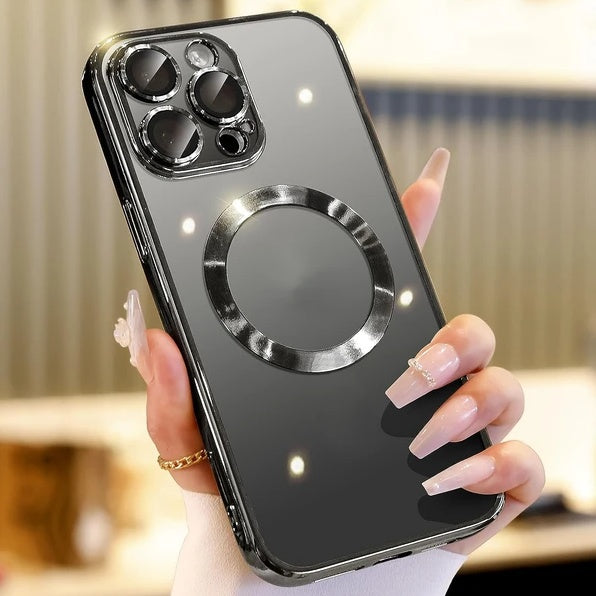 For iphone 14 13 12 11 Pro Max Case Mag Safe Magnetic Camera Lens Cover