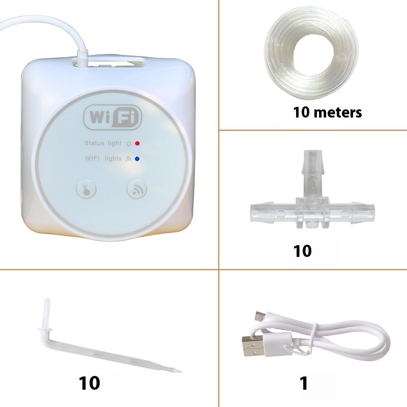 Remote WIFI Automatic Watering Device Drip Irrigation System Intelligent Spray
