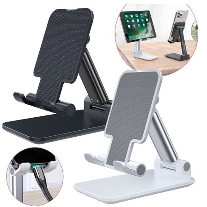 Metal Desktop Tablet Holder ,Table Cell Foldable Extend Support Desk Mobile Phone Holder Stand For iPhone iPad Adjustable