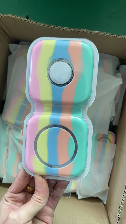 LFX-163 Three-in-one Two-item Foldable Wireless Charger Electrical Appliance Suitable For Mobile Phone Watch Wireless Charger