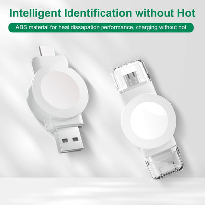 1 Pack Smart Watch Wireless Charger, Portable Magnetic Cordless Travel Charger Suitable For IWatch