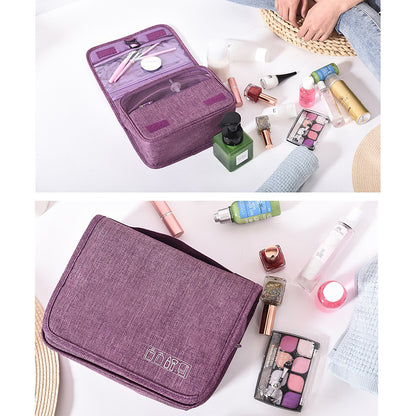 Travel Hanging Toiletry Bag Travel Kit Shaving Bag Waterproof Large Makeup Bag  Carry-on Travel Accessories
