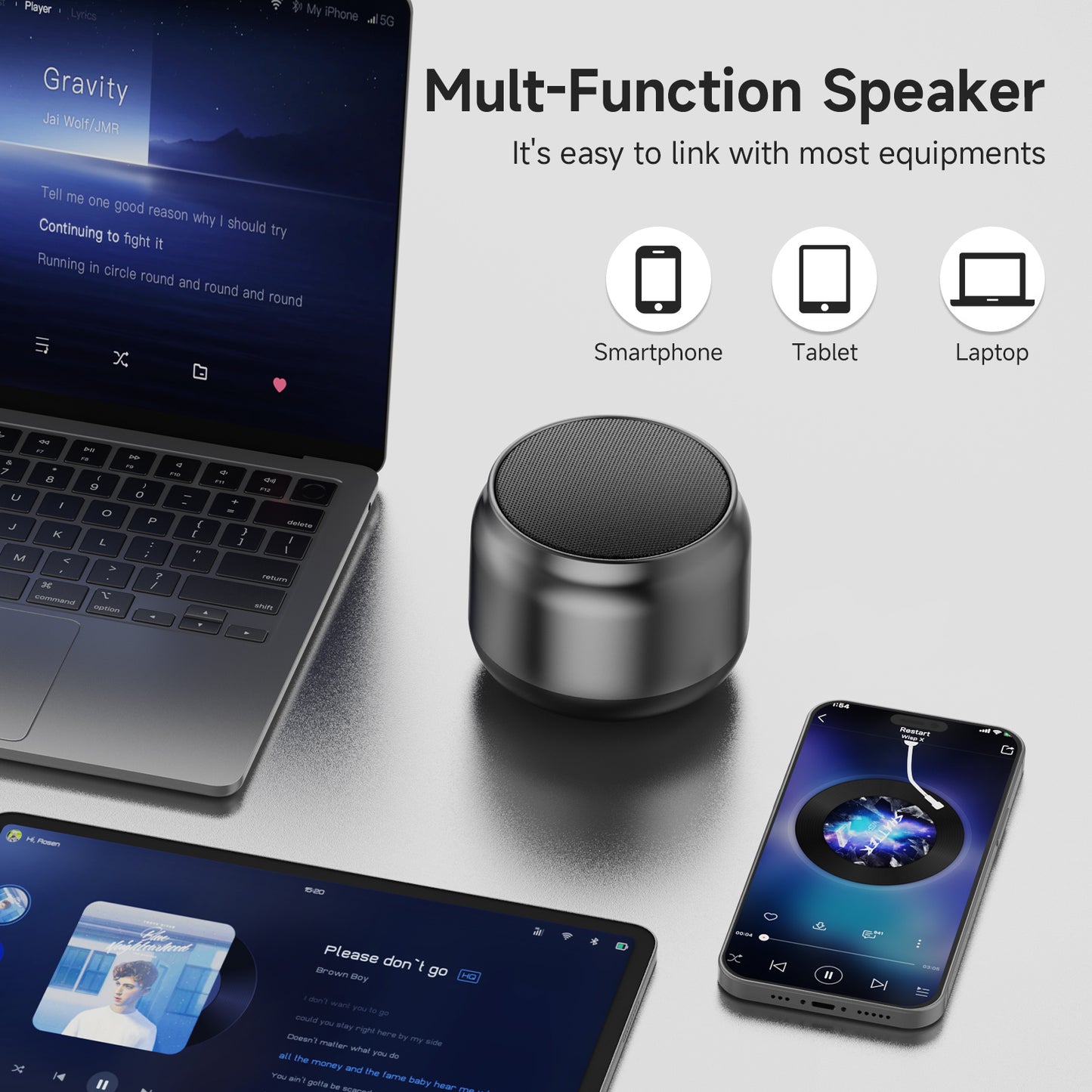 JYX L6 Portable Bluetooth Speaker & Powerful Sound And Deep Bass Party Speaker For Home & Outdoor And Travel