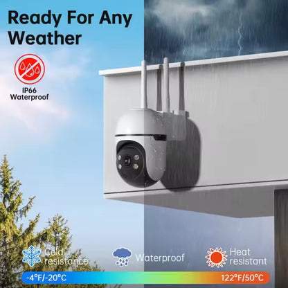 WESECUU 3MP PTZ Mini Wifi CCTV Camera