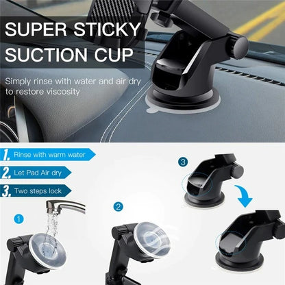 360 Universal Mount Holder Car Stand Windshield For Mobile Cell Phone GPS