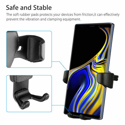 Universal Car Mount Holder Stand, Car Mount Air Vent Phone Holder For I Phone X XR XS Max S Asung S10 Note9