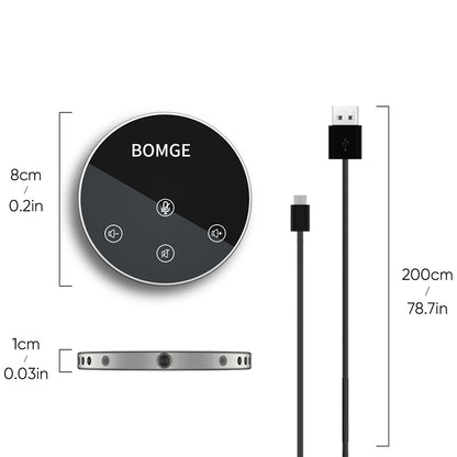 Desktop Conference Built-in Speaker Omnidirectional Condenser Microphone Suitable For PC Laptop