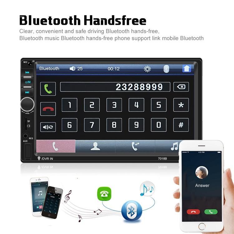 European, American And British Stock Related Baodafeng 2Din Car MP5 Player Car Radio 7 Inch Touch Screen Bluetooth USB AUX Stereo Wholesale