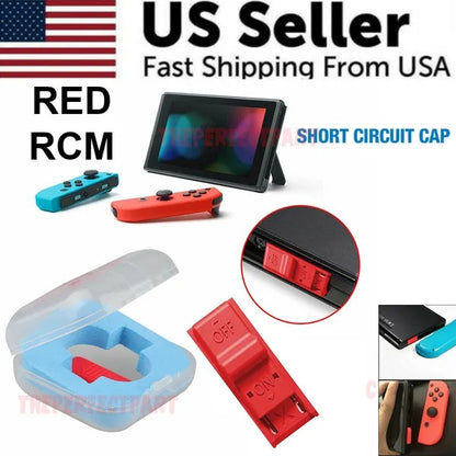 RED RCM Tool Clip Short Circuit Jig For Nintendo Loader Recovery Mode NEW