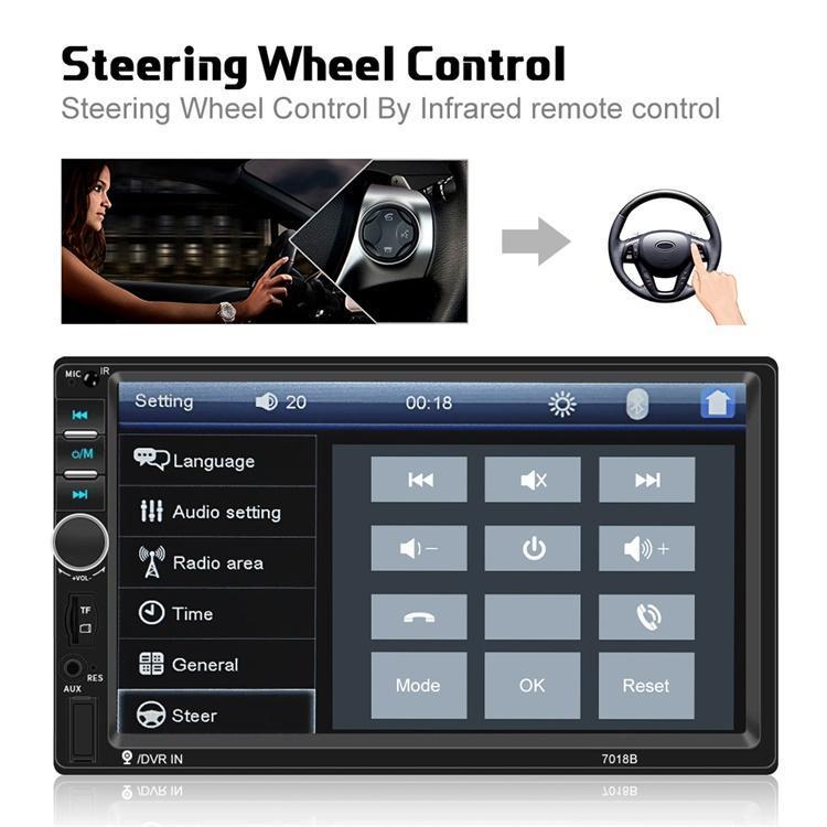 European, American And British Stock Related Baodafeng 2Din Car MP5 Player Car Radio 7 Inch Touch Screen Bluetooth USB AUX Stereo Wholesale