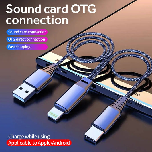 Broadcast Cable Is Suitable For Android USB-A, Type-C