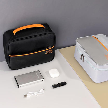 Travel Electronic Accessories Storage Box For Flash Drives, Memory Cards, Tablets, And Chargers