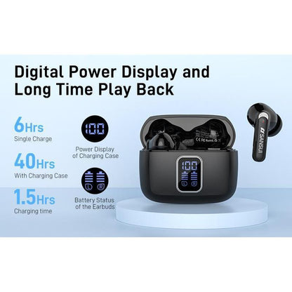 Shanshui W9 True Wireless Dual-ear HD Call Noise Reduction HiFi Sound Quality Game Bluetooth Headset