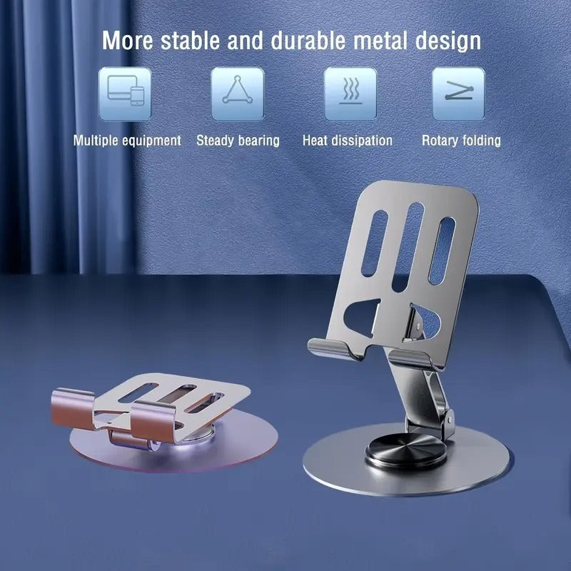 1PCS 360 Degree Adjustable Swivel Anti Slip Metal Phone Holder For Android Tablet