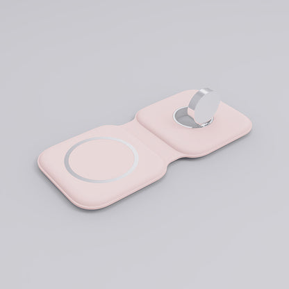 LFX-163 Three-in-one Two-item Foldable Wireless Charger Electrical Appliance Suitable For Mobile Phone Watch Wireless Charger