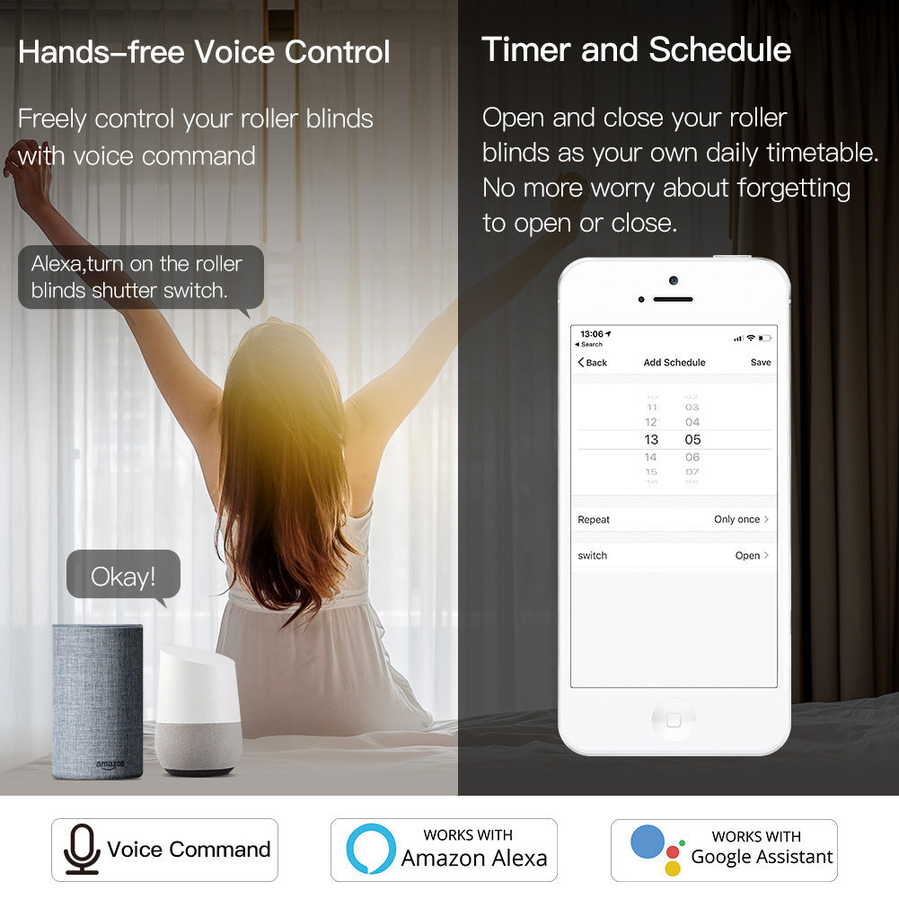 Remote Timing Control Of Smart Wifi Curtain On-off Device