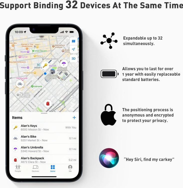 Energy Tracker, 365 Days Battery Life, Compatible With IPad, IPhone, Android, Remote Camera Control