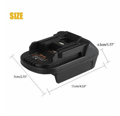 USB Battery Adapter Converter For 20V  Milwaukee M18 Convert To 18V