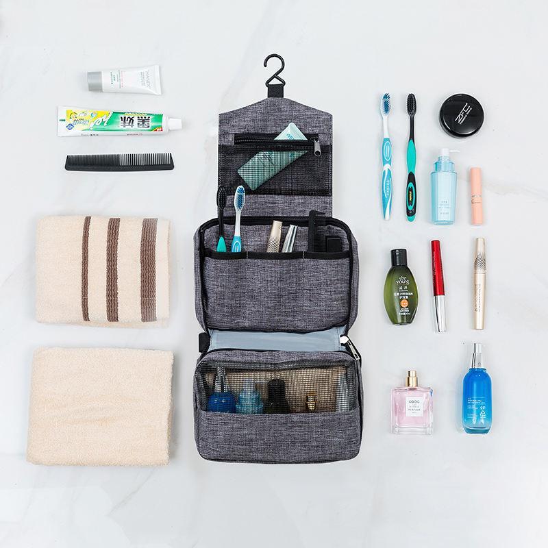 Unisex Travel Waterproof With Divider Handles For Toiletries, Makeup, Razor Bag And Toiletries Accessories Bag