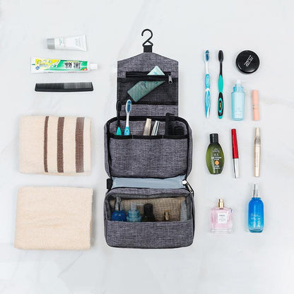 Unisex Travel Waterproof With Divider Handles For Toiletries, Makeup, Razor Bag And Toiletries Accessories Bag