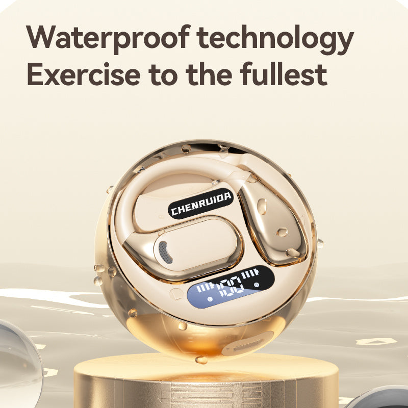 Fall Open - Ear Wireless Earphone, Lightweight Earphone With Charging Case, Noice Cancelling Bluetooth - CompatibleStereo Earbuds For Sports, Gaming, Calling, Busines