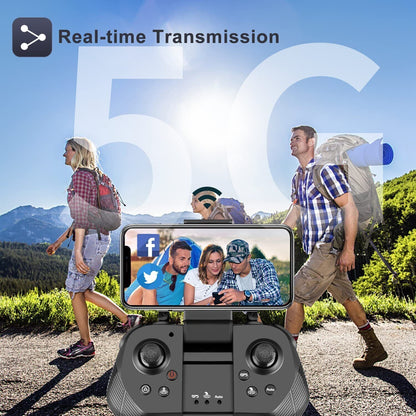 2025 Rc Quadcopter RC Drone 5G WIFI 4K Camera GPS FPV 2Batteries With Bag