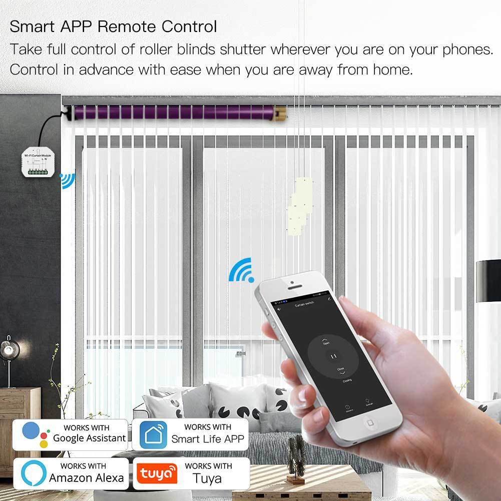 Remote Timing Control Of Smart Wifi Curtain On-off Device