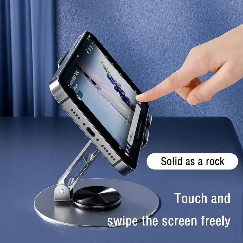 1PCS 360 Degree Adjustable Swivel Anti Slip Metal Phone Holder For Android Tablet