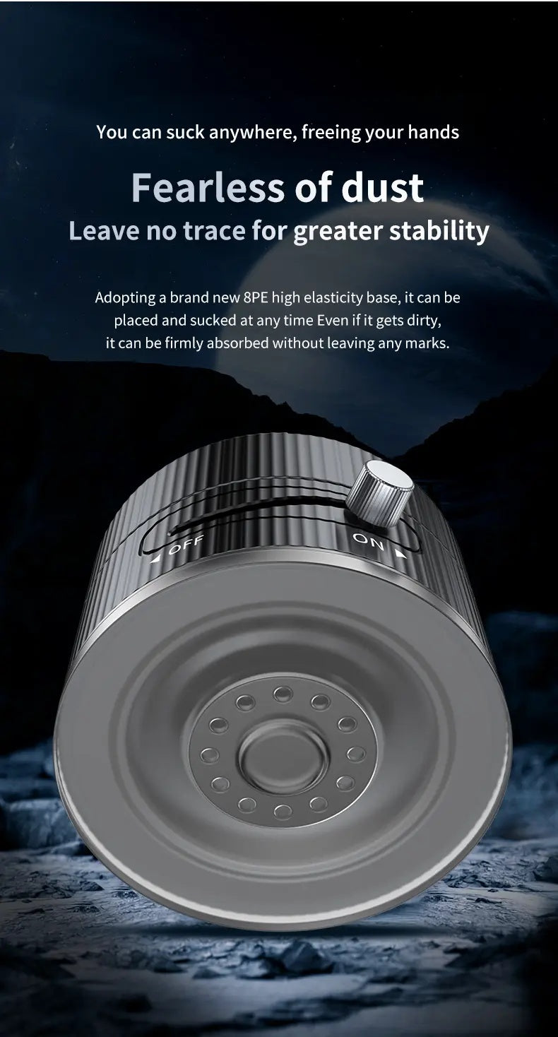 Vacuum Magnetic Phone Holder, Foldable And Retractable