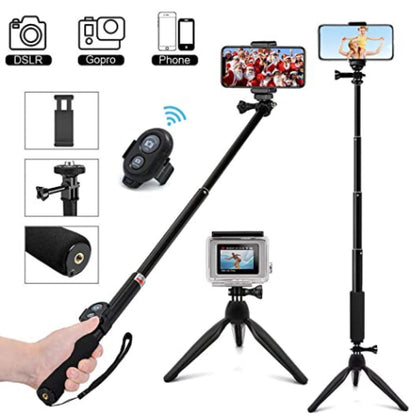 Compatible with Apple, Mobile Phone Live Tripod Bluetooth Selfie Stick