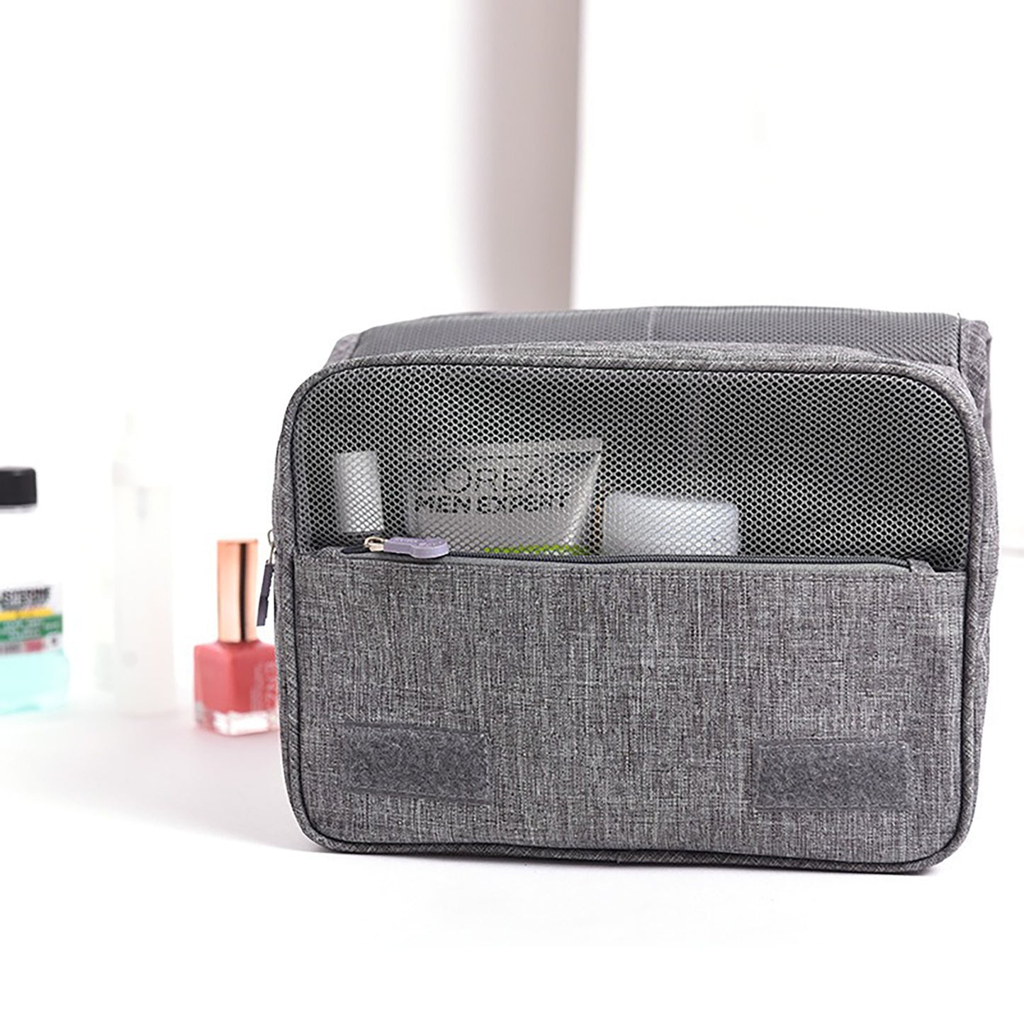 Travel Hanging Toiletry Bag Travel Kit Shaving Bag Waterproof Large Makeup Bag  Carry-on Travel Accessories