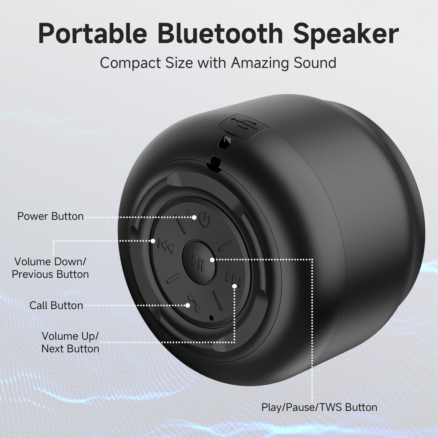 JYX L6 Portable Bluetooth Speaker & Powerful Sound And Deep Bass Party Speaker For Home & Outdoor And Travel