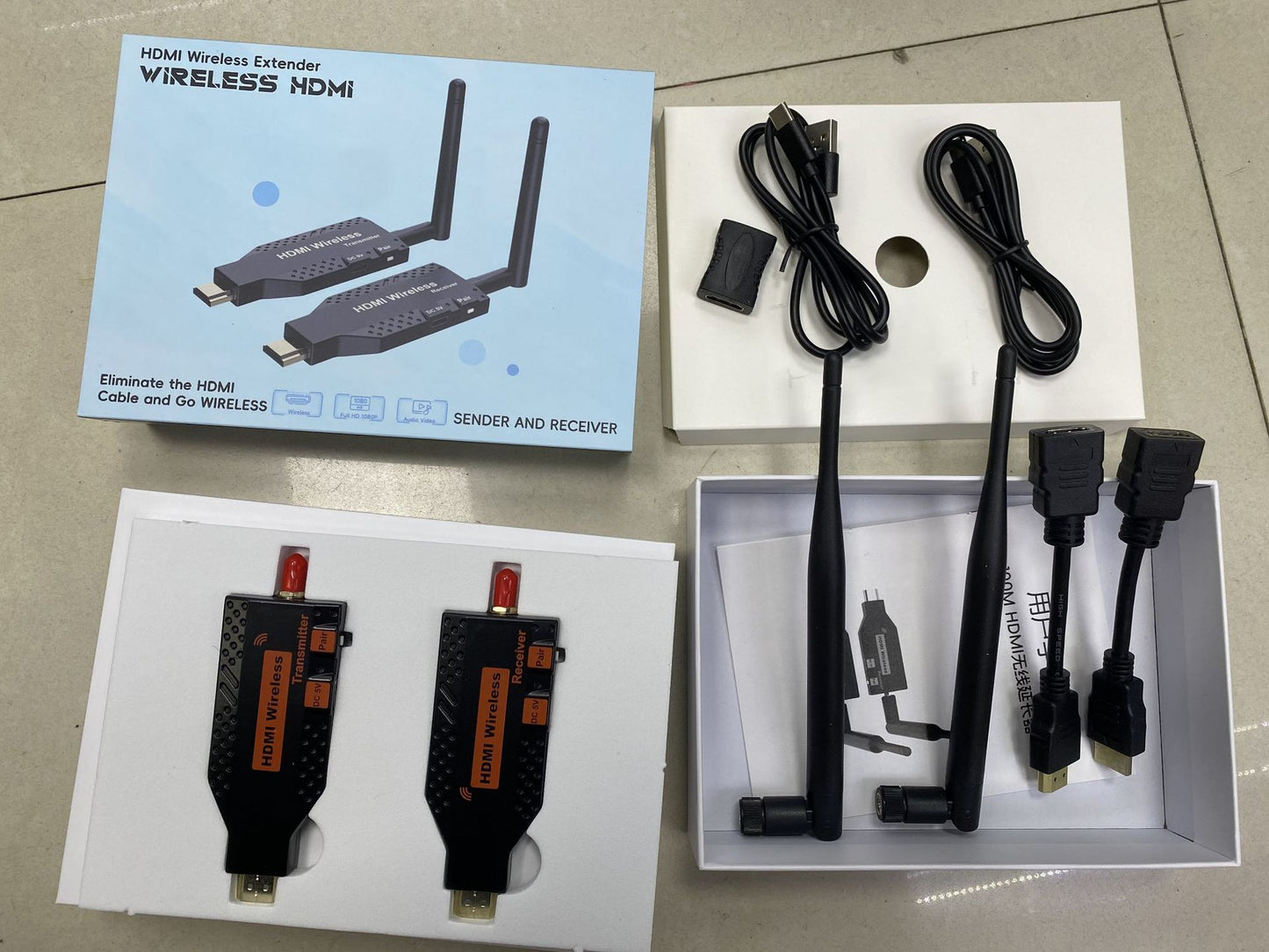 Wifi HDMI Extender Computer Transceiver Wireless Transmitter HDMI Same Screen Device HDMI