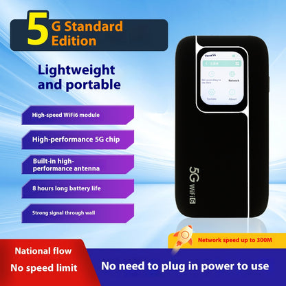 Mobile Router With Screen Internet Access Power Bank