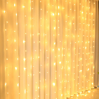 Led Modeling Lamp Internet Celebrity Bedroom Romantic Room Curtain Light